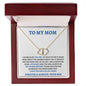 To My Mom Love Son - Everlasting Love Necklace