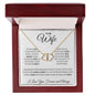 To My Wife - Everlasting Love Necklace