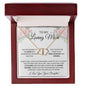 To My Loving Mother Love Daughter - Everlasting Love Necklace