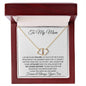 To My Mom Love Son - Everlasting Love Necklace
