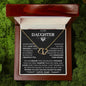 To My Daughter Love Dad- Everlasting Love Necklace