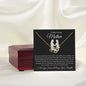 To My Loving Mother Love Your Daughter - Everlasting Love Necklcae