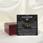 To My Daughter Love Dad- Everlasting Love Necklace
