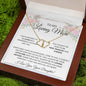 To My Loving Mother Love Daughter - Everlasting Love Necklace