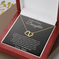 To My Badass Daughter Love Mom - Everlasting Love Necklace