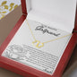 To My Beautiful Girlfriend - Everlasting Love Necklace