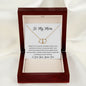 To My Mom Love Your Son - Everlasting Love Necklace
