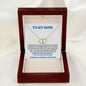 To My Mom Love Son - Everlasting Love Necklace