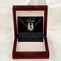 To My Loving Mother Love Your Daughter - Everlasting Love Necklcae