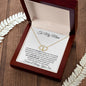 To My Mom Love Son - Everlasting Love Necklace