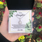 To My Daughter Eternal Hope Necklace - Love Mom