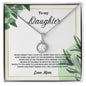 To My Daughter Eternal Hope Necklace - Love Mom