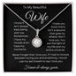 To My Beautiful Wife - Eternal Hope Necklace