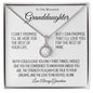To our beautiful granddaughter - Love Grandma (Love Knot)