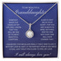 To My Beautiful Granddaughter - Eternal Hope Necklace