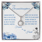 To My Granddaughter - Eternal Hope Necklace