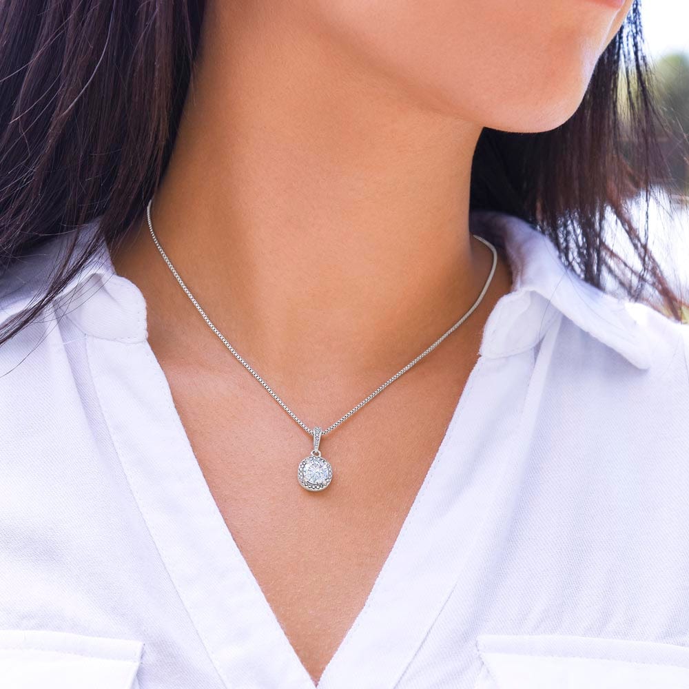 To My Daughter Love Mom - Eternal Hope Necklace