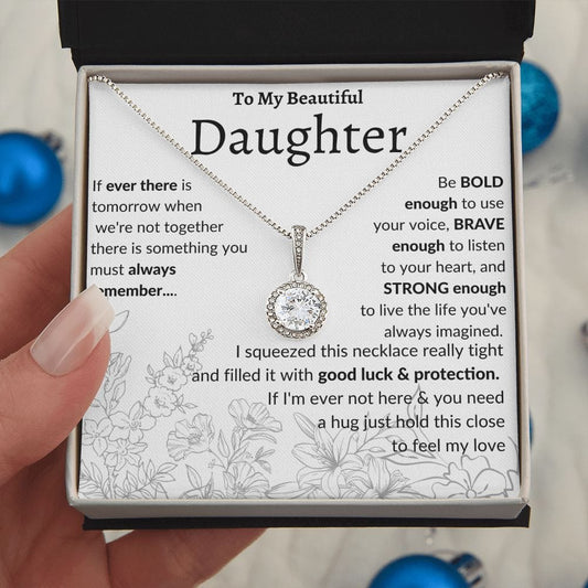To My Beautiful Daughter Eternal Hope Necklace