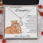 To My Beautiful Daughter Love Mom - Eternal Hope Necklace