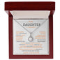 To My Daughter Love Mom - Eternal Hope Necklace