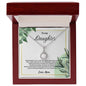 To My Daughter Eternal Hope Necklace - Love Mom