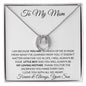 To My Mom Love Son - Lucky in Love Necklace