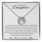 To My Daughter Love Mom - Lucky in Love Necklace