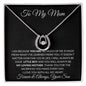 To My Mom Love Son - Lucky In Love Necklace