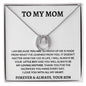 To My Mom Love Son - Lucky In Love Necklace