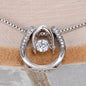 To My Daughter Love Dad- Lucky in Love Necklace