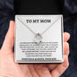 To My Mom Love Son - Lucky In Love Necklace