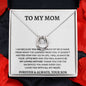To My Mom Love Son - Lucky In Love Necklace