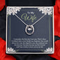 To My Wife - Lucky in Love Necklace