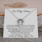 To My Mom Love Son - Lucky in Love Necklace