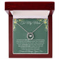 To My Mom Love Son - Lucky in Love Necklace