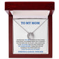 To My Mom Love Son - Lucky in Love Necklace