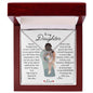To My Daughter Love Dad- Lucky in Love Necklace