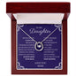 To My Daughter Love Mom - Lucky in Love Necklace