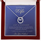 To My Beautiful Wife - Lucky in Love Necklace