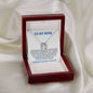 To My Mom Love Son - Lucky in Love Necklace