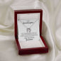 To My Granddaughter Love Grandma - Lucky in Love Necklace
