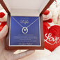 To My Beautiful Wife - Lucky in Love Necklace
