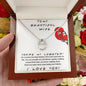To My Beautiful Wife - Lucky In Love Necklace