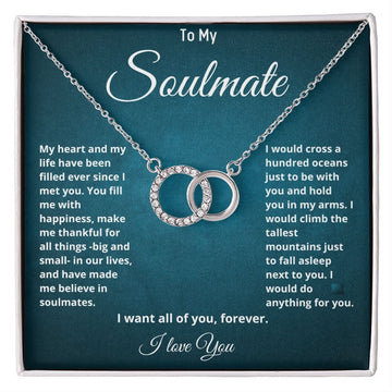 To My Soulmate - Interlock Rings