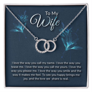 To My Wife - Perfect Pair Necklace