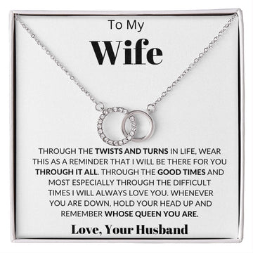 To My Wife - Perfect Pair Necklace