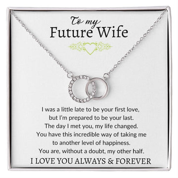 To My Future Wife - Perfect Pair Necklace