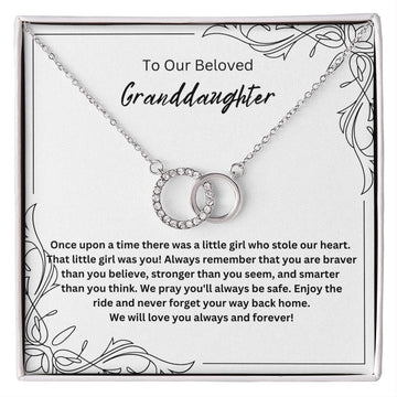 To Our Beloved Granddaughter - Perfect Pair Necklace