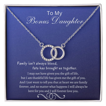 To My Bonus Daughter - Perfect Pair Necklace