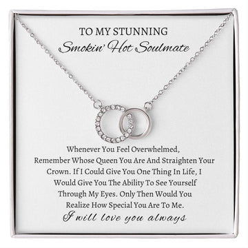 To My Stunning Hot Soulmate - Perfect Pair Necklace